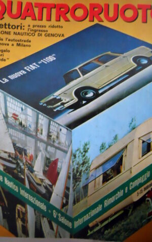 Quattroruote 122 1966 Nuova Fiat 1100. Alfa Romeo e le corse. NSU Prinz 1000 Q76