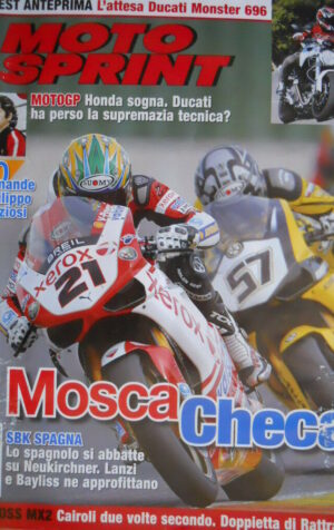 Motosprint 15 2008 Al MotoGP sogna la Honda. Attesa Ducati Monster 696  [Q77]