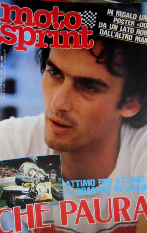 Motosprint 26 1983 Attimo per attimo il dramma di Uncini. Film della 500 [Q77]