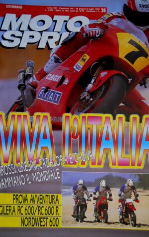 Motosprint 26 1991 Capirossi, Gresini, Cadalora e Cagiva al mondiale. Gilera Q77