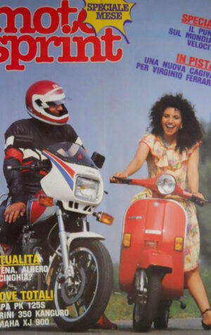 Motosprint 29 1983 In pista nuova Cagiva per Virginio Ferrari. Prove Morini Q77]