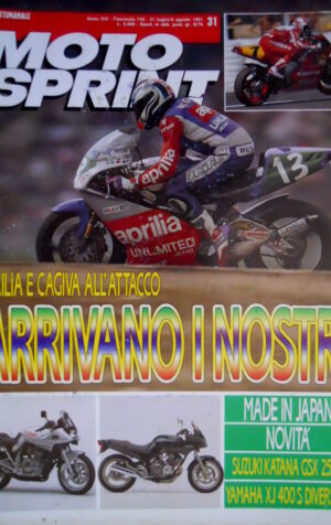 Motosprint 31 1991 Aprilia e Cagiva all'attacco. Novità Suzuki Katana GSX [Q77]