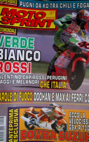 Motosprint 37 1998 Anteprima GSX R 1300. Doohan e Max ai ferri corti.  [Q77]