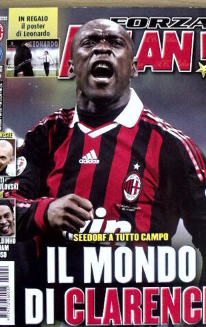 FORZA MILAN n°4 2010 - Clarence Seedorf + POSTER in allegato [GS38]