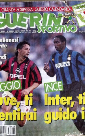 Guerin Sportivo n°32-33 1995 - Roberto Baggio - Paul INCE   [GST38]