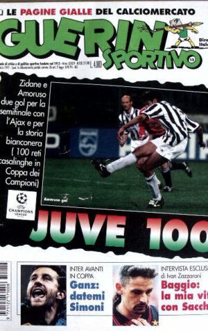 Guerino Sportivo n°12 1997 - Roberto Baggio Alex Del Piero  [GS38]