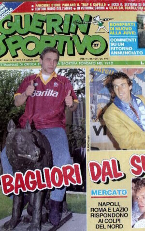 Guerino Sportivo n°27 1991 con Poster Eugenio Corini  [GS38]