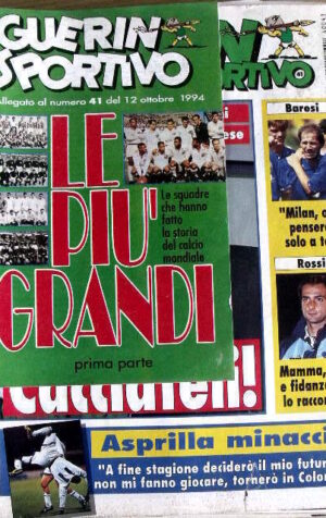 Guerino Sportivo n°41 1994 - con inserto LE PIU' GRANDI SQUADRE  [GS38]