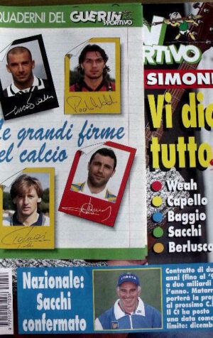 Guerino Sportivo n°46 1995 - con Quaderno Firme dei Grandi Campioni  [GS38]