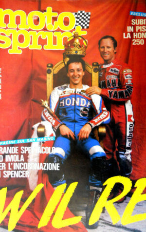 Motosprint 36 1983 In pista Honda 250 GP. Ad Imola Spencer il re. Marinoni [Q77]