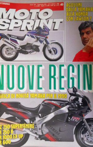 Motosprint 40 1989 Agostini dalla Yamaha alla Honda con Lawson? Yamaha [Q77]