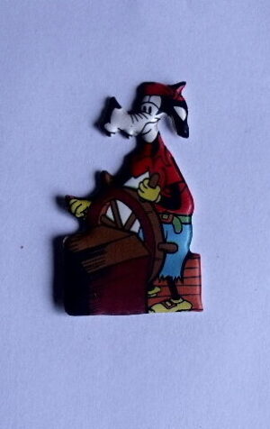 PLASTECO Figurina Formaggino MIO - Serie Topolino e Barbanera n°3 Pippo[AF11-17]