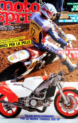 Motosprint 10 1983 Cross 500: Picco prenota il titolo. Nuova Yamaha 500 GP [Q83]