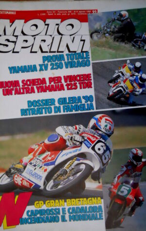 Motosprint 32 1990 GP Gran Bretagna: Capirossi e Cadalora grandi al mondiale Q78