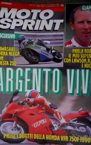 Motosprint 44 1989 Parla Roberts: super team con Kocinski, Lawson, Rainey [Q78]