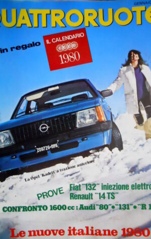 Quattroruote 290 1980 Opel Kadett a trazione inferiore. Prove Fiat 132  [Q82]