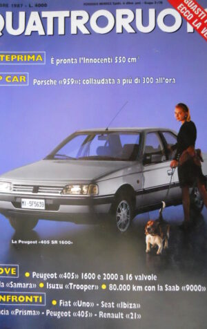 Quattroruote 385 1987 Guasti Ferrari, la verità. Porsche 959 collaudata [Q80]