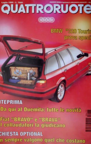 Quattroruote 477 1995 BMW 320 Touring prova speciale. Fiat Bravo e Brava [Q81]