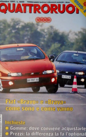 Quattroruote 479 1995 Speciale e poster Bravo e Brava. Audi A.6 e Opel Omega Q81