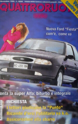 Quattroruote 481 1995 Pronta l'Alfa biturbo e integrale. Nuova Ford Fiesta [Q81]