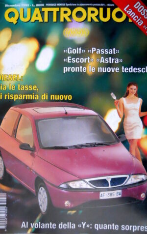 Quattroruote 482 1995 Dossier più Poster Lancia Y. Golf, Passat, Escort [Q81]