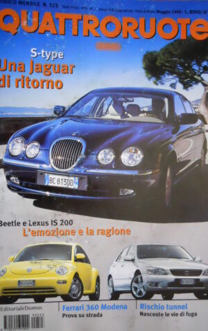 Quattroruote 523 1999 S-Type: Jaguar di ritorno. Prova Ferrari 360 Modena [Q82]