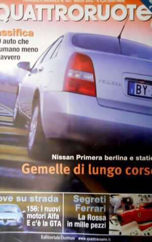 Quattroruote 557 2002 156: nuovi motori Alfa e c'è la GTA. Segreti Ferrari [Q81]