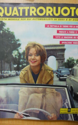 Quattroruote n°11 1958 - Test a Parigi di 12 vetture [Q79]