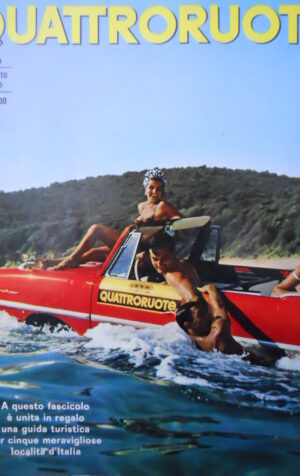 Quattroruote n°116 1965   - Test su strada Fiat 850 Spider  [Q79B]