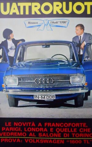 Quattroruote n°118 1965  - Test su strada Volkswagen 1600 TL   [Q79B]