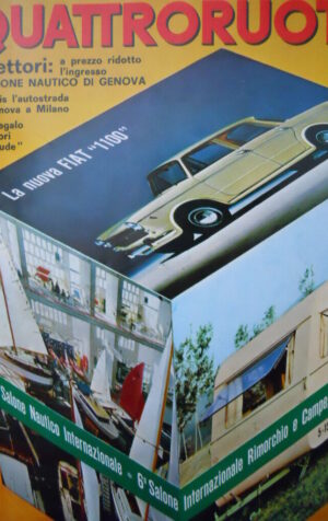 Quattroruote n°122 1966   - Test su strada NUS Prinz 1000 S [Q79A]