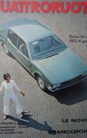 Quattroruote n°141 1967  - Test su strada Innocenti MINI - Iso 4 Porte  [Q79B]