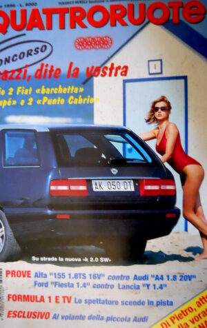 Quattroruote 489 1996 Su strada la nuova K 2.0 SW. Piccola Audi. Alfa 155 [Q87]