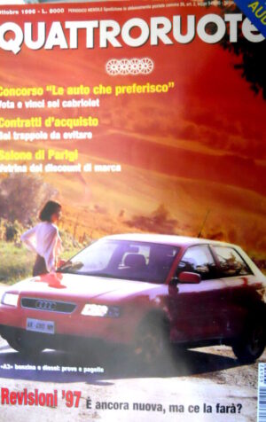 Quattroruote 492 1996 Audi A3: prove e pagelle. Renault Mégane Scénic [Q87]