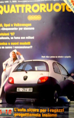 Quattroruote 493 1996 Prova e manifesto Ford KA. VW Passat 1.9 TDI. Sintra [Q87]