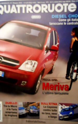 Quattroruote 571 2003 Prova Opel Meriva. La Cayenne sull'Etna. Micra - Yaris Q85
