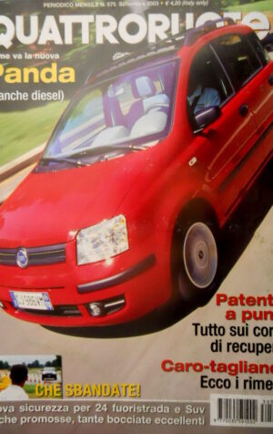 Quattroruote 575 2003 Come va la Panda (anche a diesel). Maserati 4porte [Q85]
