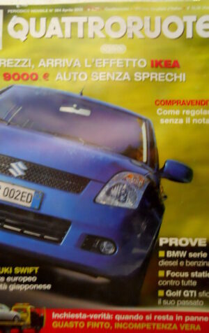 Quattroruote 594 2005 Prove BMW serie 3. Focus station contro tutte. Golf [Q85]