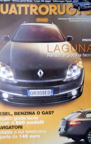 Quattroruote 626 2007 Prova Renault Laguna. Aston Martin DBS. VW Space UP [Q84]