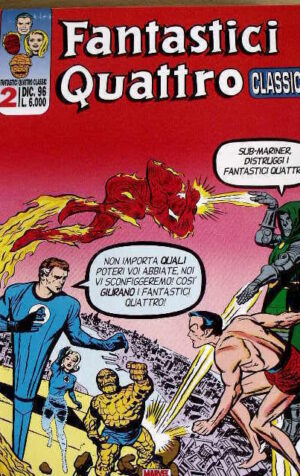 Fantastici Quattro Classic n°2 1996 ed. Marvel Italia  [G.202]