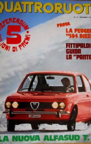 Quattroruote 216 1973 Fittipaldi guida Pantera. Nuova Alfasud T.I. Peugeot [Q97]