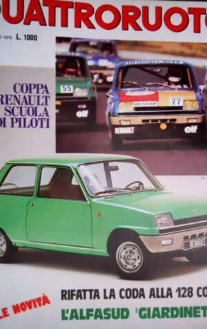 Quattroruote 233 1975  128 coupé: coda rifatta. Nuova Alfasud Giardinetta [Q95]