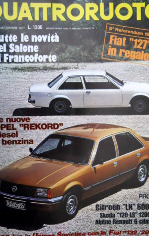 Quattroruote 261 1977 Prove Citroen LN 600cc, Alphine Renault 6 cil. Rekord Q94]