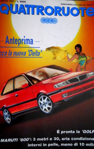 Quattroruote 429 1991 Nuova Delta. La Golf 3. Maruti 800 con condizionatore Q97]