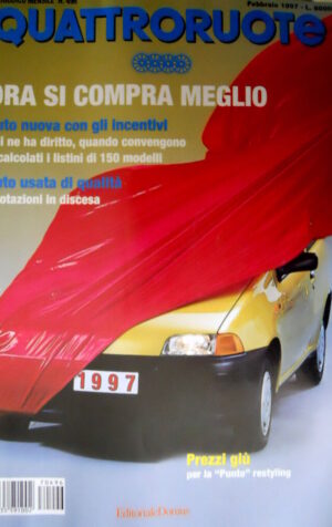 Quattroruote 496 1997 Punto restyling. Mercedes SLK 230 - Porsche Boxster [Q90]