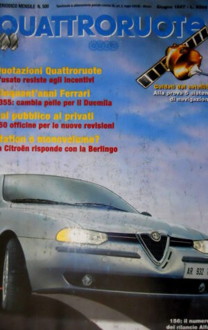 Quattroruote 500 1997 156: numero rilancio Fiat. Volvo C70. 1947: Ferrari [Q91]