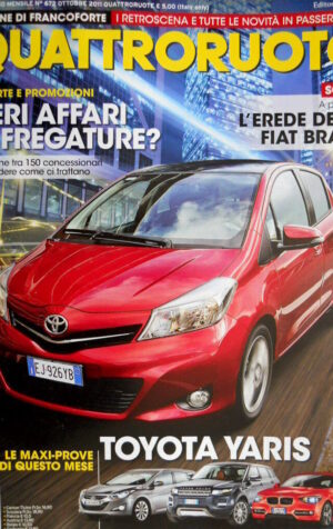 Quattroruote 672 2011 Prove Toyota Yaris, BMW serie 1, Hyundai i40, Evoque [Q98]
