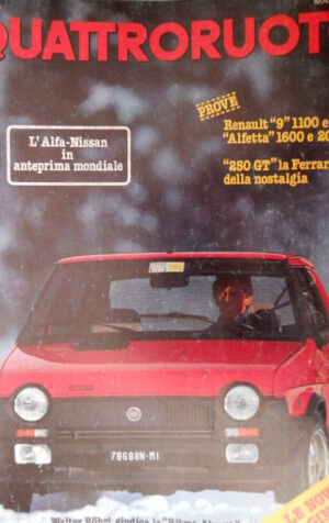 Quattroruote 317 1982 Walter Rohrl giudica la Ritmo Abarth. Ferrari 250 GT Q101]