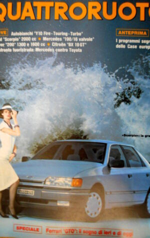 Quattroruote 355 1985 Scorpio: la grande Ford. Speciale Ferrari GTO. Y10 [Q100]