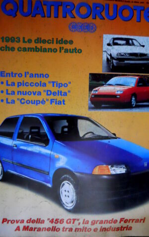 Quattroruote 447 1993 Prova grande Ferrari 456. Piccola Tipo e nuova Delta Q102]